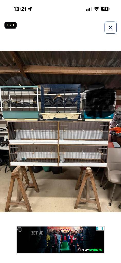 Kweekooien en vogelkooien, Ophalen