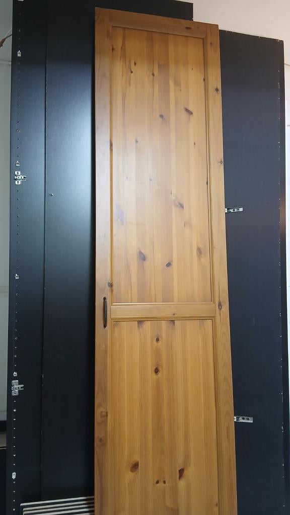 Armoire Pax 50x58x236 cm noire avec porte, Enlèvement, Bois