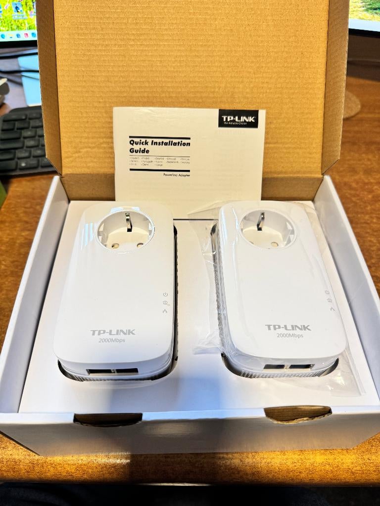 TP-Link AV2000 Powerline Starter Kit(TL-PA9020P)–2x Gigabit, Computers en Software, Ophalen, Gebruikt, TP-link