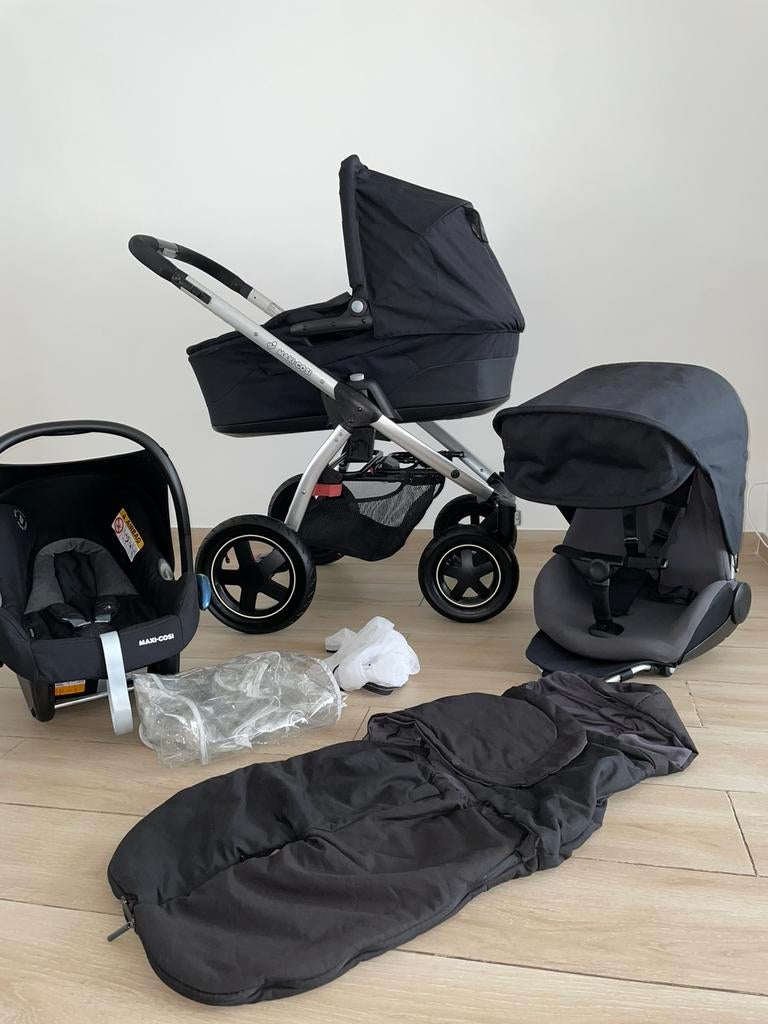 Maxi cosi  3 en 1 Mura 4 poussettes nomades noires, Enfants & Bébés, Comme neuf, Enlèvement, W, Poussette