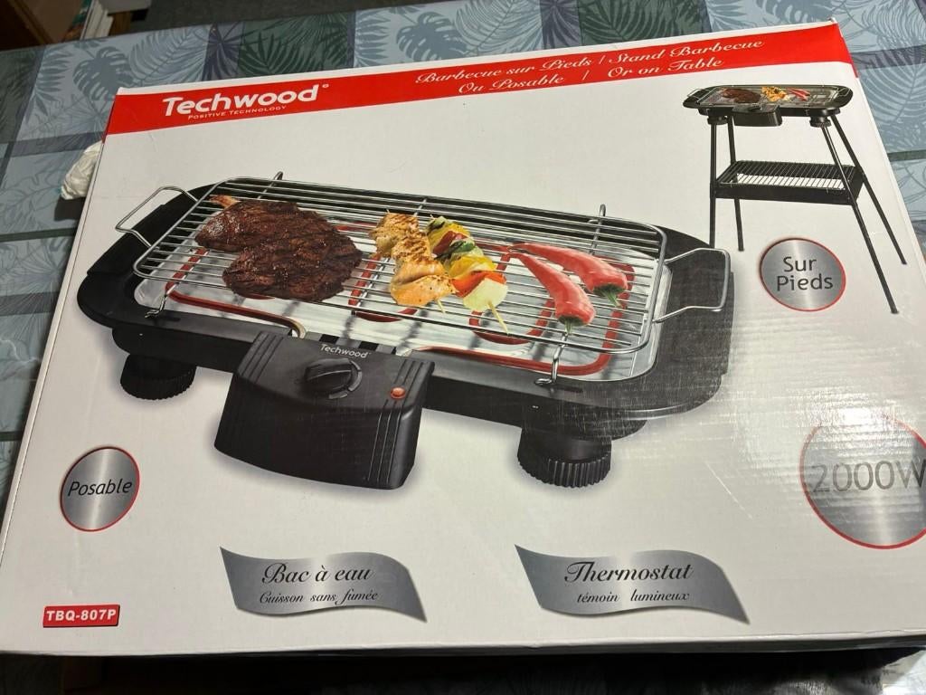 barbecue électrique, Enlèvement, Neuf, Techwood