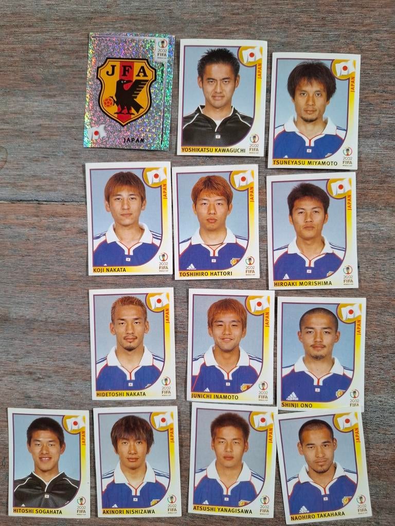 Panini coupe dubmonde 2002 Japan, Hobby & Loisirs créatifs, Enlèvement ou Envoi