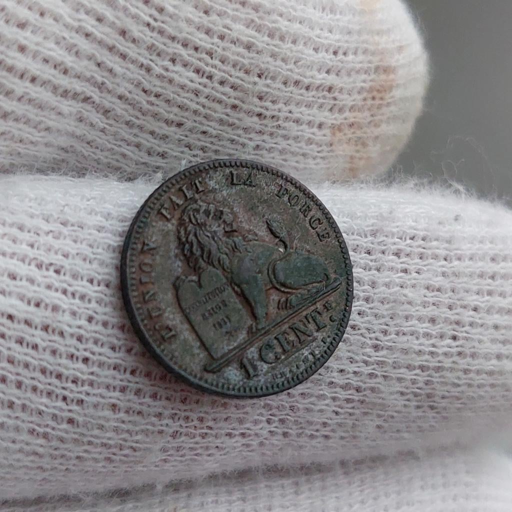 Piece de monnaie / Belgique / Leopold II / 1 Cent / 1882 FR, Enlèvement ou Envoi, Monnaie en vrac