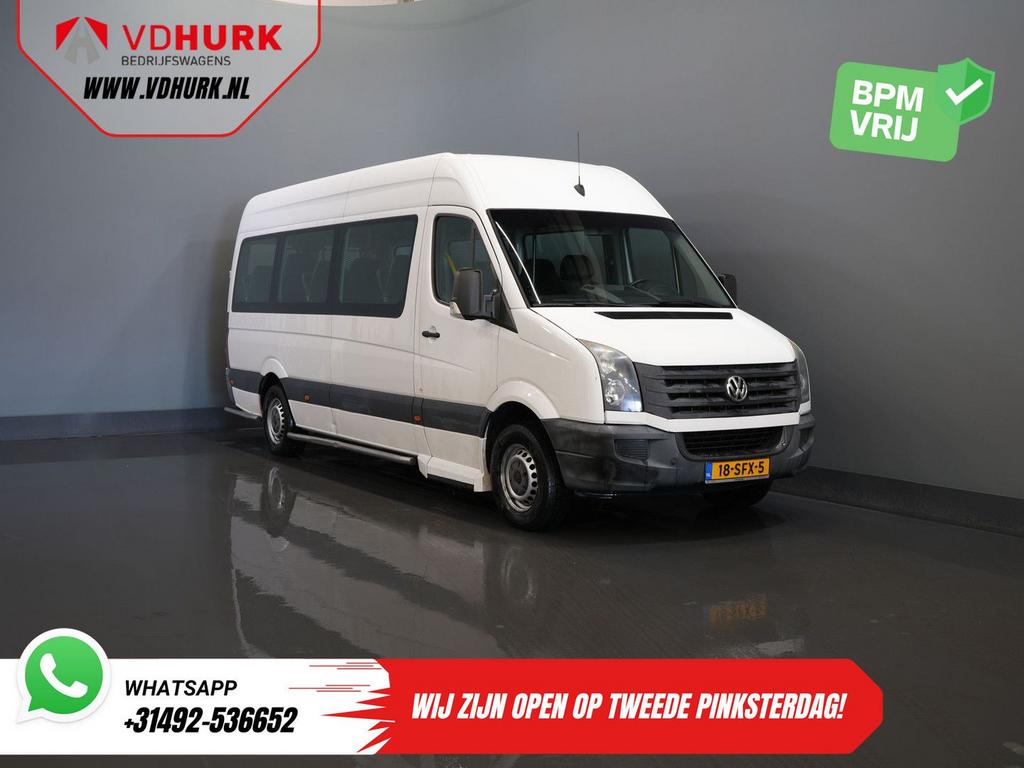 Volkswagen Crafter 35 2.0 TDI L3H2 EXPORT ONLY! €8.409 Incl., Auto's, Bestelwagens en Lichte vracht, Airconditioning, Wit, Bedrijf