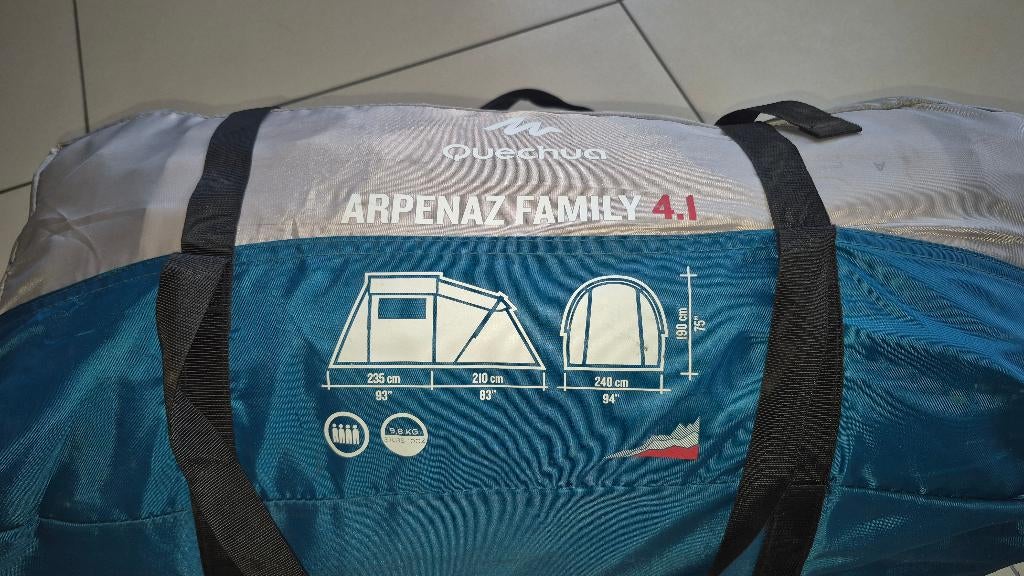 Tente quechua, Enlèvement ou Envoi, Comme neuf, Jusqu'à 4