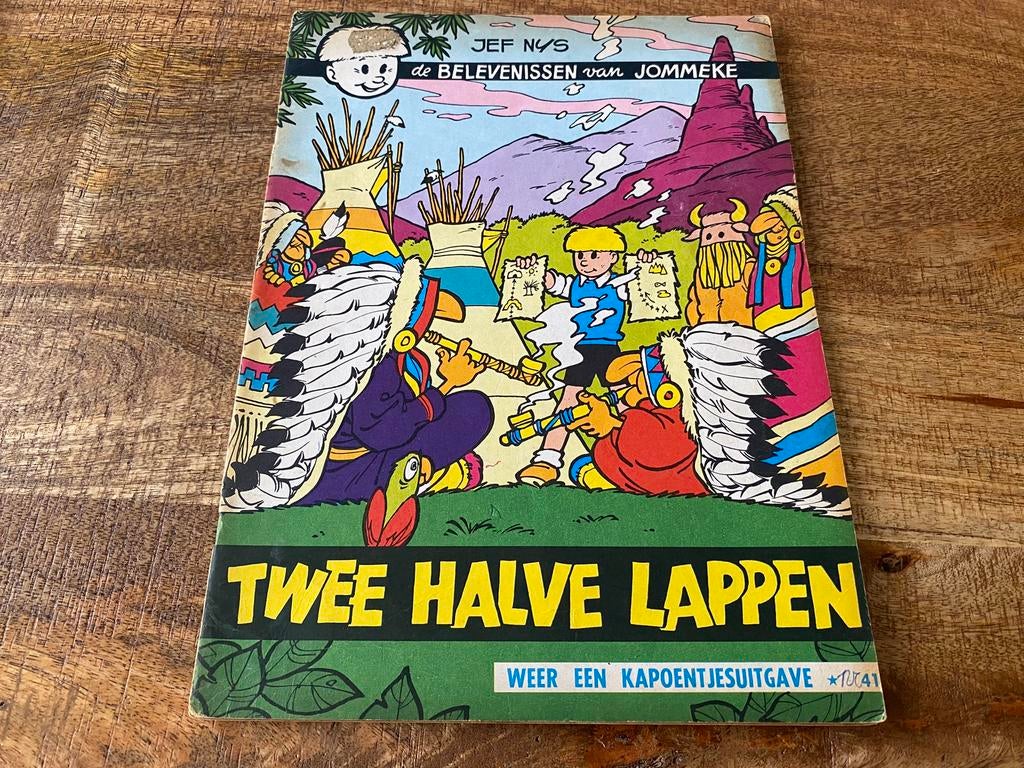 🔵 JOMMEKE : Twee Halve Lappen, Une BD, Enlèvement ou Envoi, Utilisé