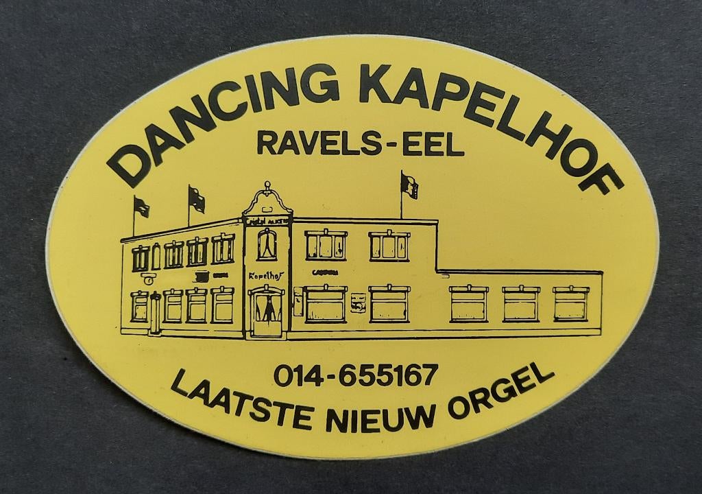 Sticker Dancing Kapelhof Ravels-Eel nieuw orgel, Collections, Envoi, Comme neuf