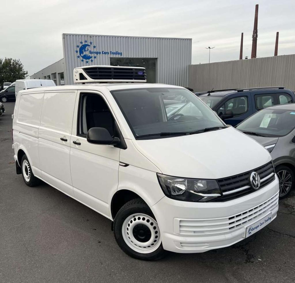 Volkswagen Transporter 2.0 TDI T6 LONG DOUBLE FRIGO FRIGORIF, Autos, Camionnettes & Utilitaires, 75 kW, Achat, Entreprise, 2 places