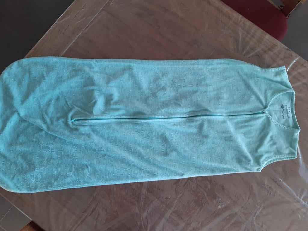 Groene zomerslaapzak - Dreambee -  90/110 cm, Kinderen en Baby's, Ophalen, Zo goed als nieuw, 100 cm of meer, Slaapzak