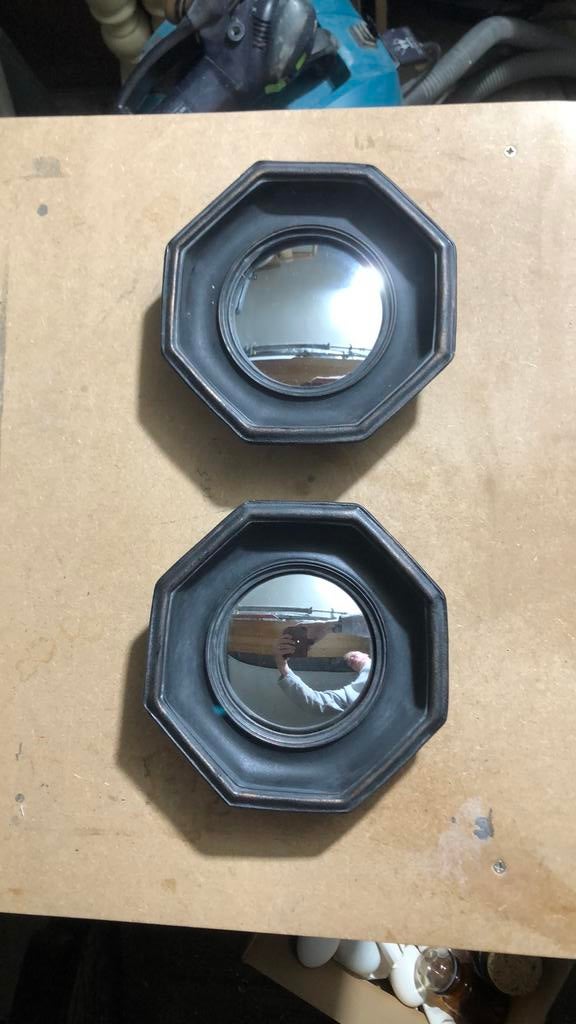 Bolle spiegels, Ophalen, Gebruikt