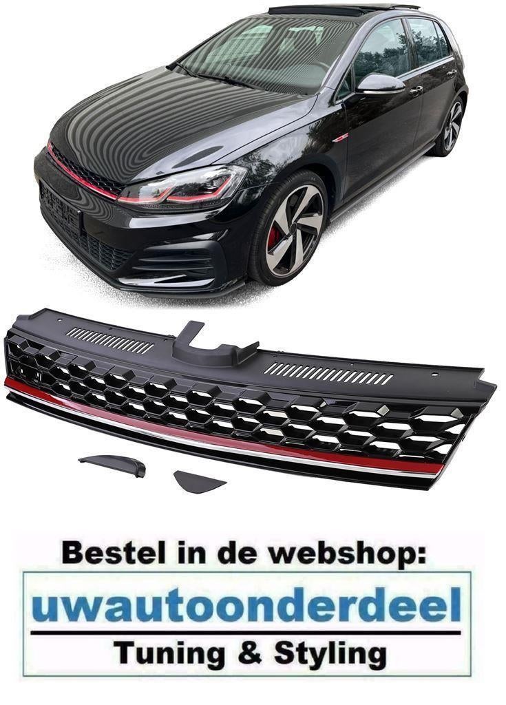 Embleem loos GTI Look Grill Rode Bies Geschikt Voor VW Golf, Verzenden