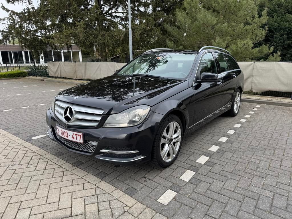 Mercedes C180d Avantgarde — 2014, Autos, Euro 5, Achat, Electronic Stability Program (ESP), Noir