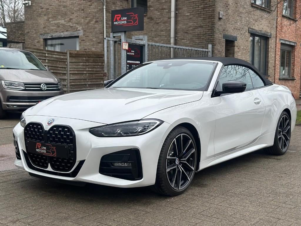 BMW 420 i -Cabrio - M Pakket - 40KM !! - NIEUWSTAAT -, Autos, BMW, Cuir, Entreprise, Cabriolet, Entretenue par le concessionnaire