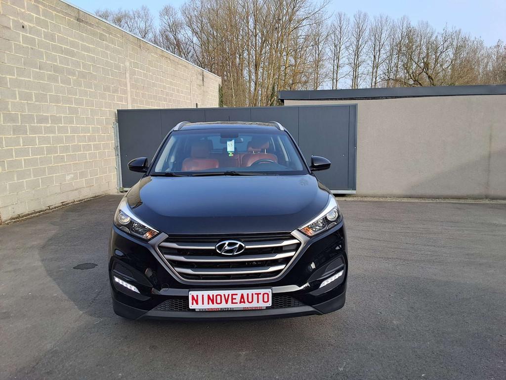 Hyundai Tucson 1.6 GDi 2WD NAVI BLUET TREKHAAK AIRCO CRUISE, Autos, Cuir, Achat, Euro 6, Entreprise