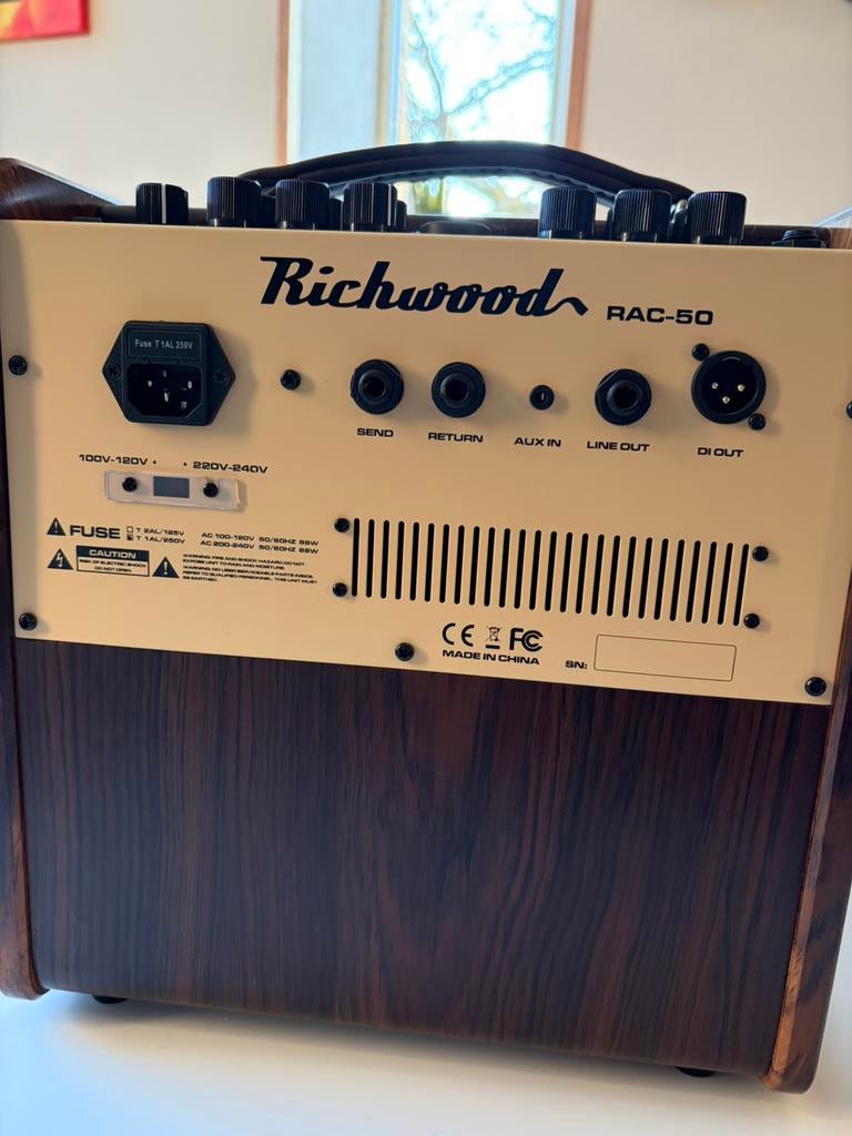 Ampli Richwood RAC-50, Muziek en Instrumenten, Ophalen, Gebruikt, Gitaar