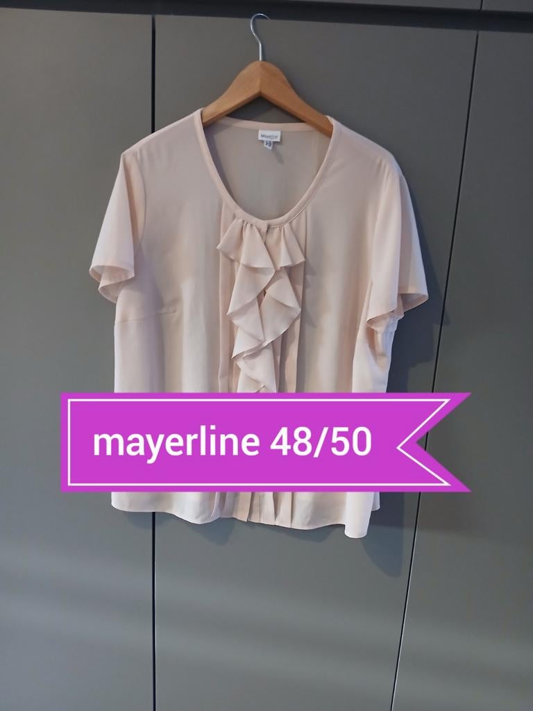 Blouse Mayerline 48/50, Vêtements | Femmes, Blouses & Tuniques, Mayerline, Taille 46/48 (XL) ou plus grande, Rose, Comme neuf