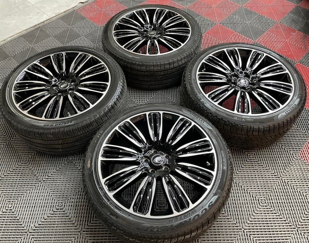 4 Jantes Land Rover Range Rover 22" Origine 275/40/22, Enlèvement ou Envoi, 4 Saisons, Pneu(s)
