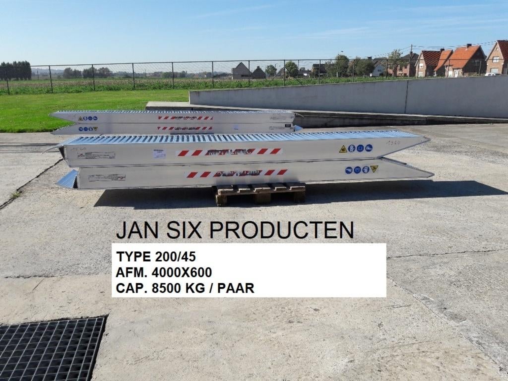 Alu. oprijplaten type 230/45 cap 12000 kg/p bij wielbasis 2m, Articles professionnels, Articles professionnels Autre, Enlèvement
