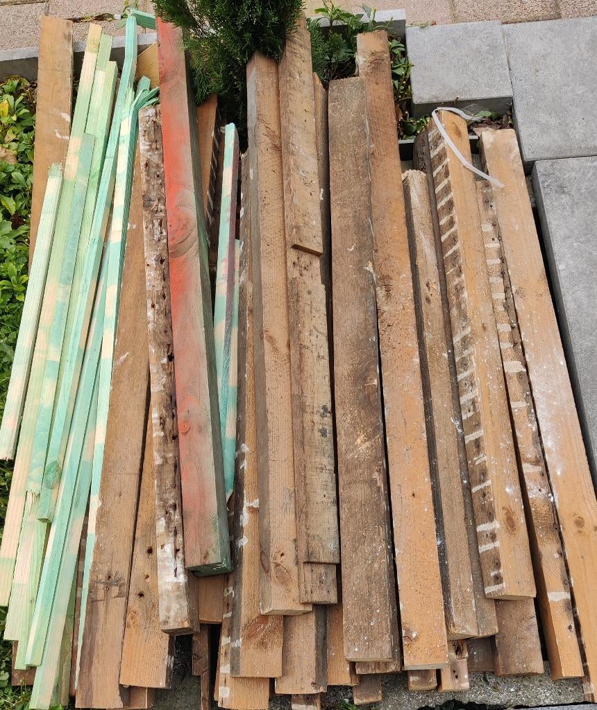 oud hout brandhout, Enlèvement, Utilisé