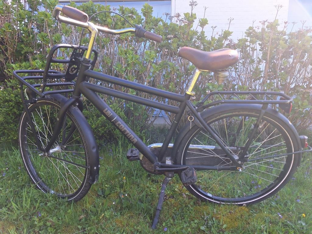 Zwarte transportfiets jongens 26 inch Cortina U4, Ophalen, Gebruikt, 26 inch of meer, Cortina