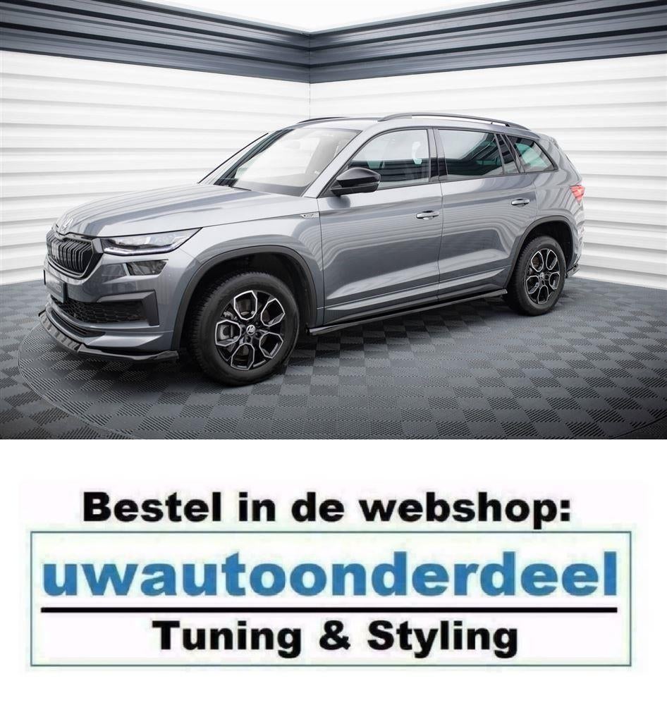 Maxton Design Spoiler Splitter Lip Skoda Kodiaq Sportline Fa, Verzenden