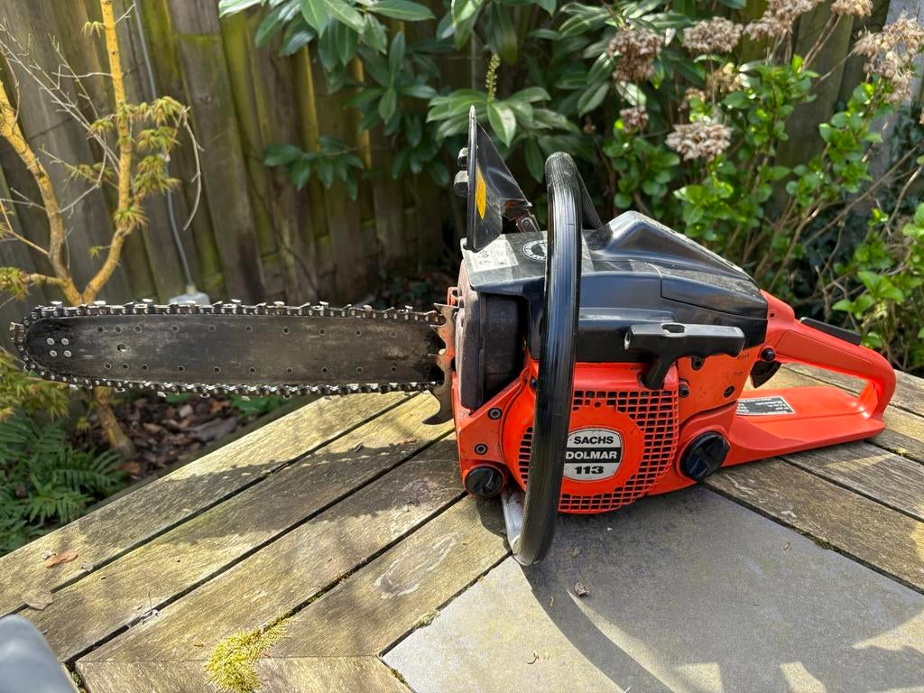 Tronçonneuse Sachs-Dolmar 113, Jardin & Terrasse, Outils à main, Comme neuf, Enlèvement ou Envoi