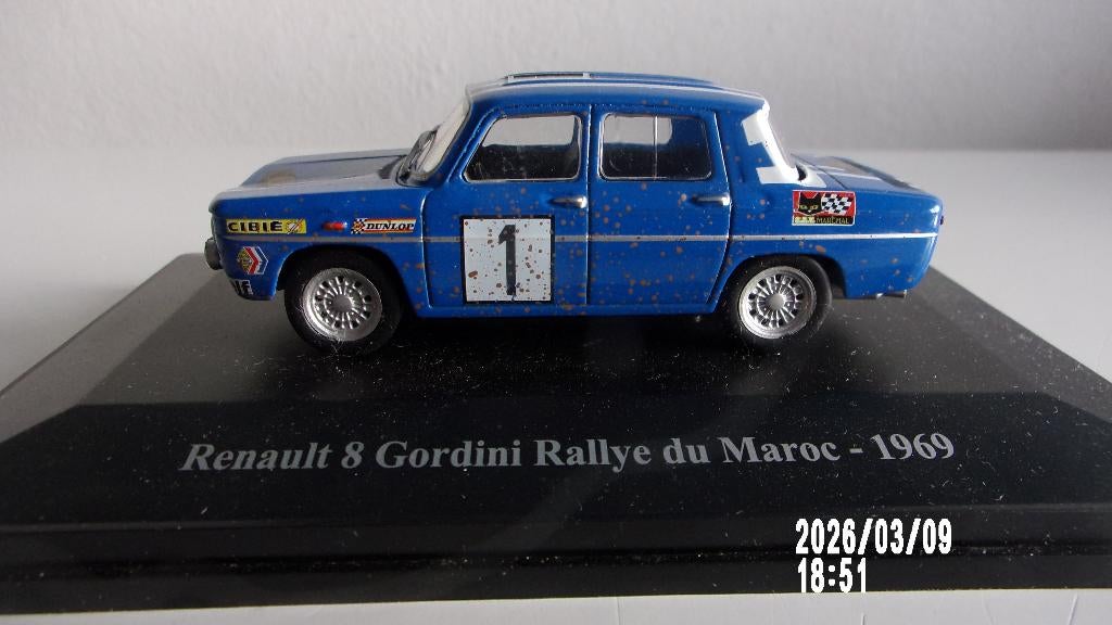 R8 GORDINI #1 RALLYE MAROC 69.ELIGOR 1/43 COMME NEUVE., Enlèvement ou Envoi, Comme neuf, Voiture, Autres marques