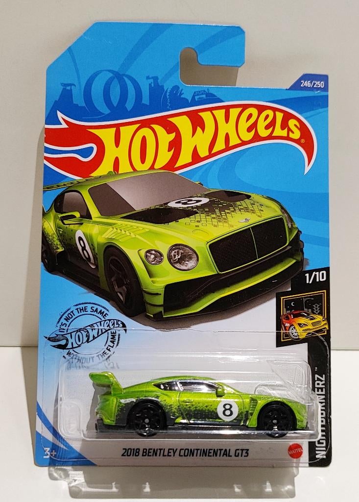 Hot Wheels Bentley Continental GT3 Long Card (2018), Ophalen of Verzenden