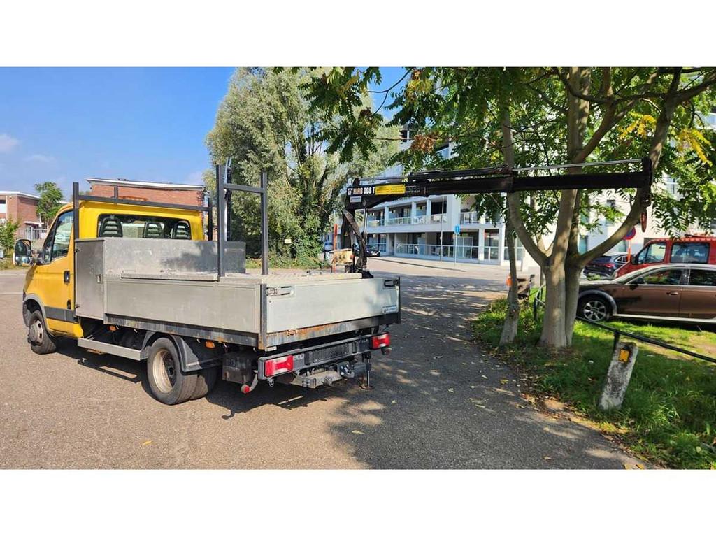 Iveco 40C14G 3.0D 2013 avec grue 111,560 km, Autos, Camions, Achat, Entreprise, Iveco, Autres carburants