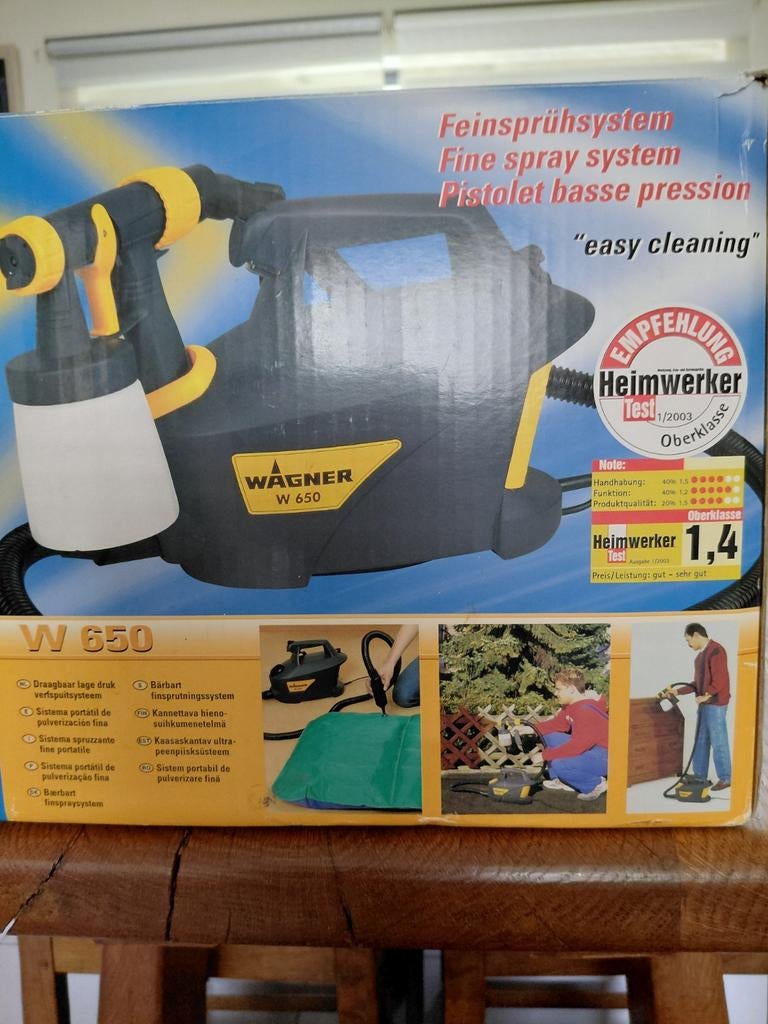 Pistolet peinture Wagner, Bricolage & Construction, Enlèvement ou Envoi, Comme neuf, Pulvérisateur de peinture ou Pompe à peinture