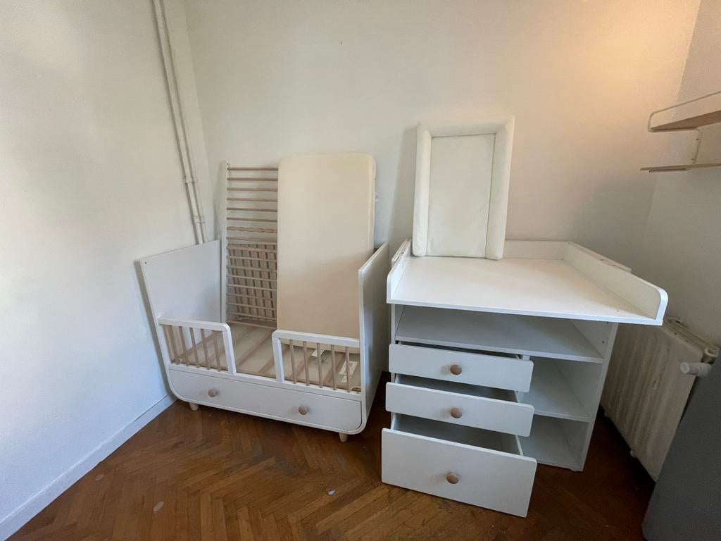 Chambre bébé IKEA MYLLRA + SMÅSTAD complète, Enfants & Bébés, Enlèvement, Utilisé, Garçon ou Fille