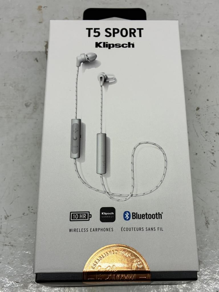 Klipsch T5 Sport – Nieuw/Neuf – €95 incl. levering/livraison, Audio, Tv en Foto, Hoofdtelefoons, Nieuw, Op oor (supra aural), Draadloos