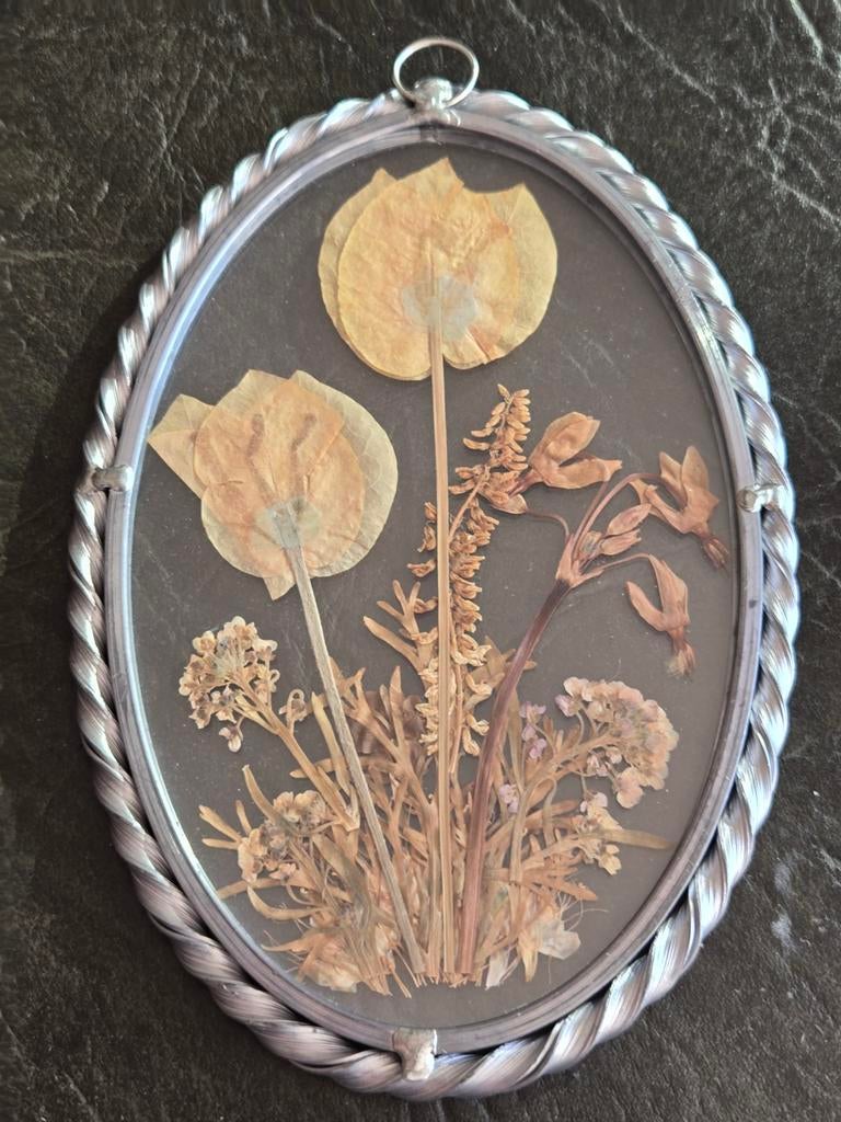 Antiek ovaal items getekend hand made anno 60 perfecte staat, Antiek en Kunst, Curiosa en Brocante, Ophalen of Verzenden