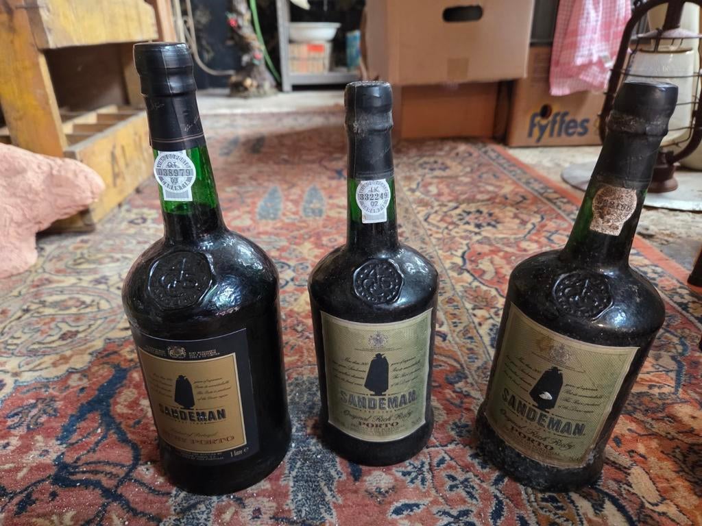 Lot bouteilles porto neuves Sandeman, Collections, Enlèvement, Porto