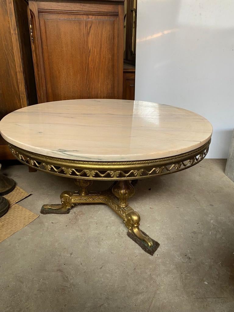 table de salon en marbre, Enlèvement