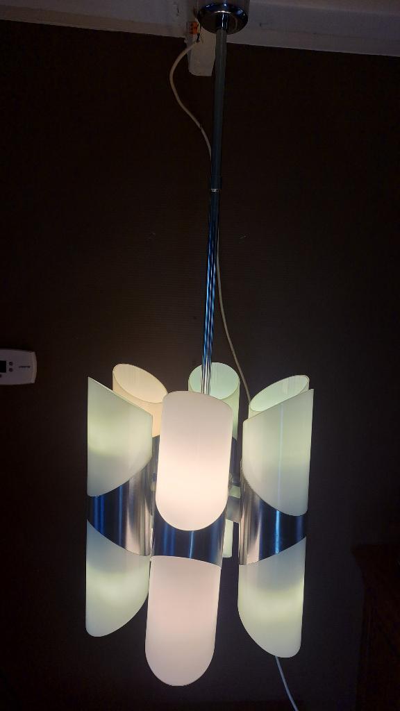 lampadaire opaline Carlo Nason  par Mazzega, 70, Enlèvement, Comme neuf, Verre