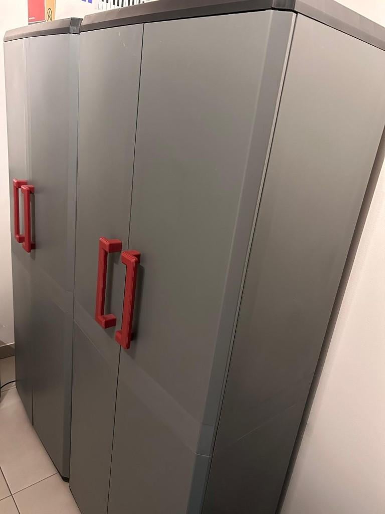 Keter Quadra opbergkasten (2 stuks) nieuw!, Tuin en Terras, Bergingen en Tuinkasten, Nieuw, Kunststof, Ophalen