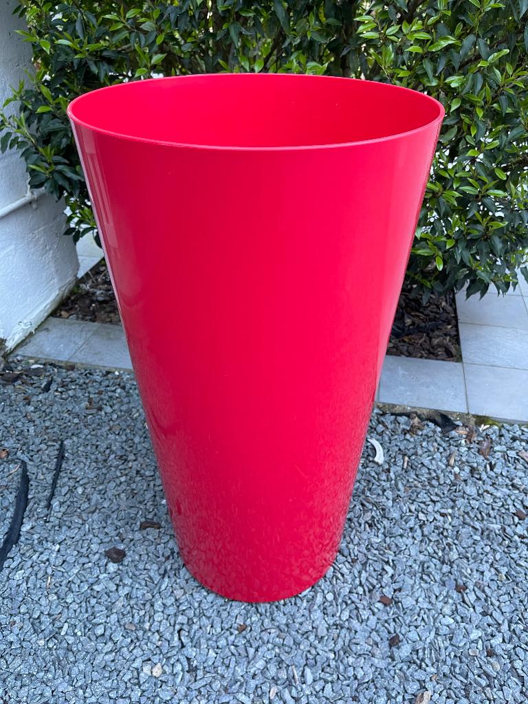 Bloempot, Tuin en Terras, Bloempotten, Ophalen, Kunststof, Rond, Zo goed als nieuw