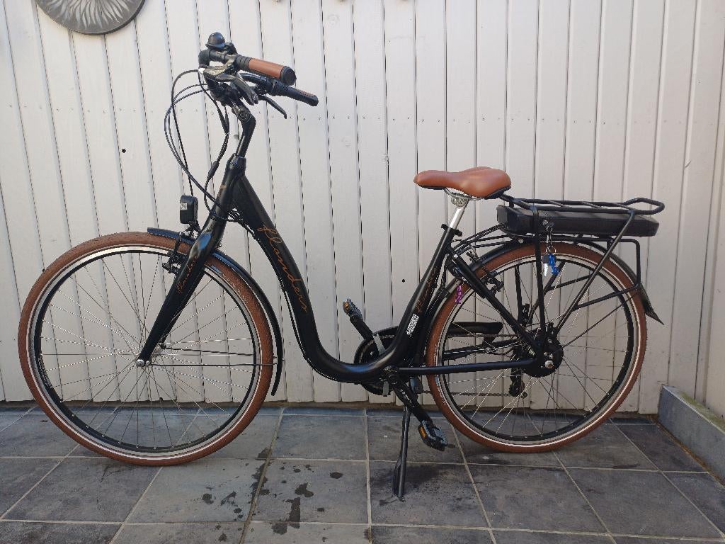 Vélo électrique rétro, Vélos & Vélomoteurs, Vélos électriques, Comme neuf, Autres marques, 51 à 55 cm, Moins de 30 km par batterie