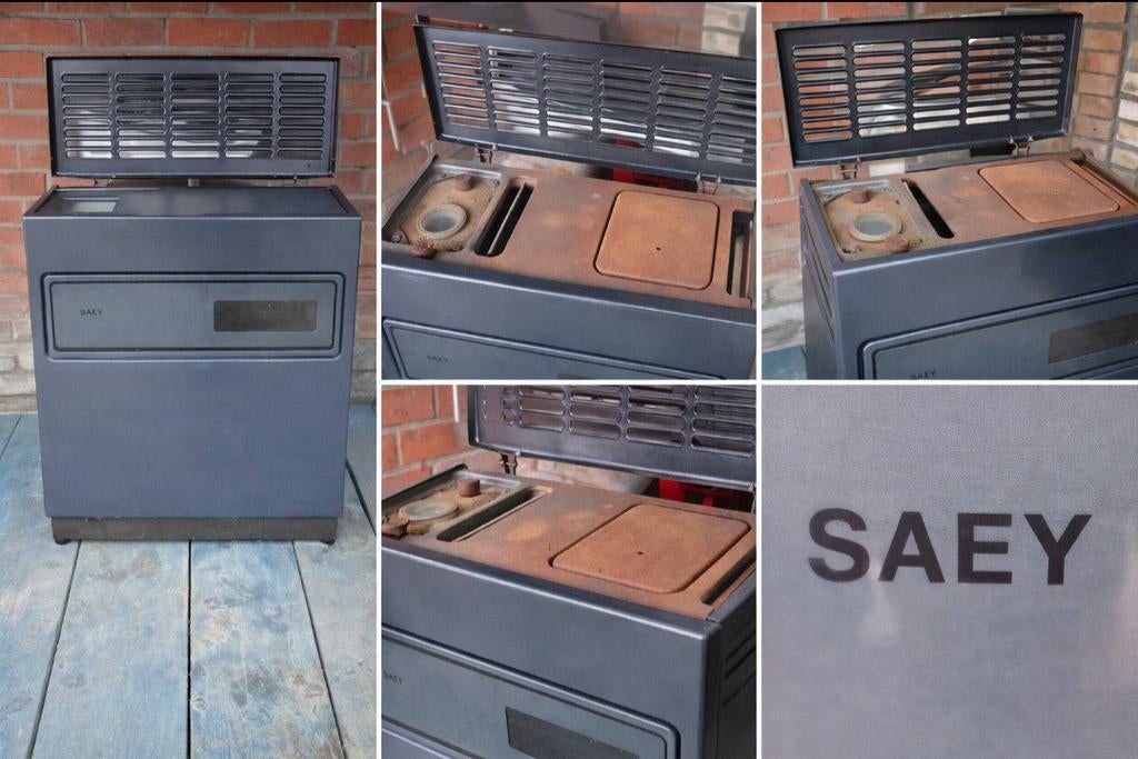 Poêle au mazout SAEY – idéal pour préparer l’hiver, Métal