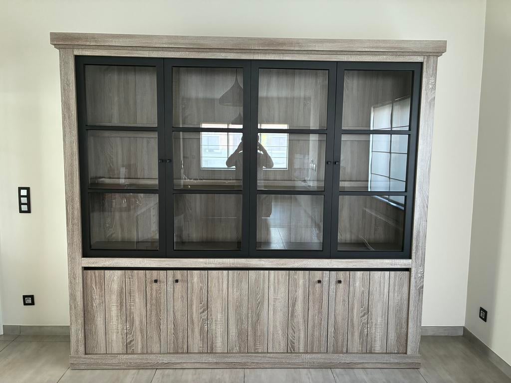 Bibliotheek kast Gerrit, Avec tiroir(s), 25 à 50 cm, 200 cm ou plus, Comme neuf