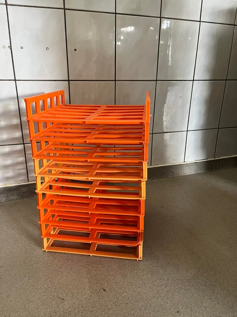 Stapelrek taarten, Ophalen