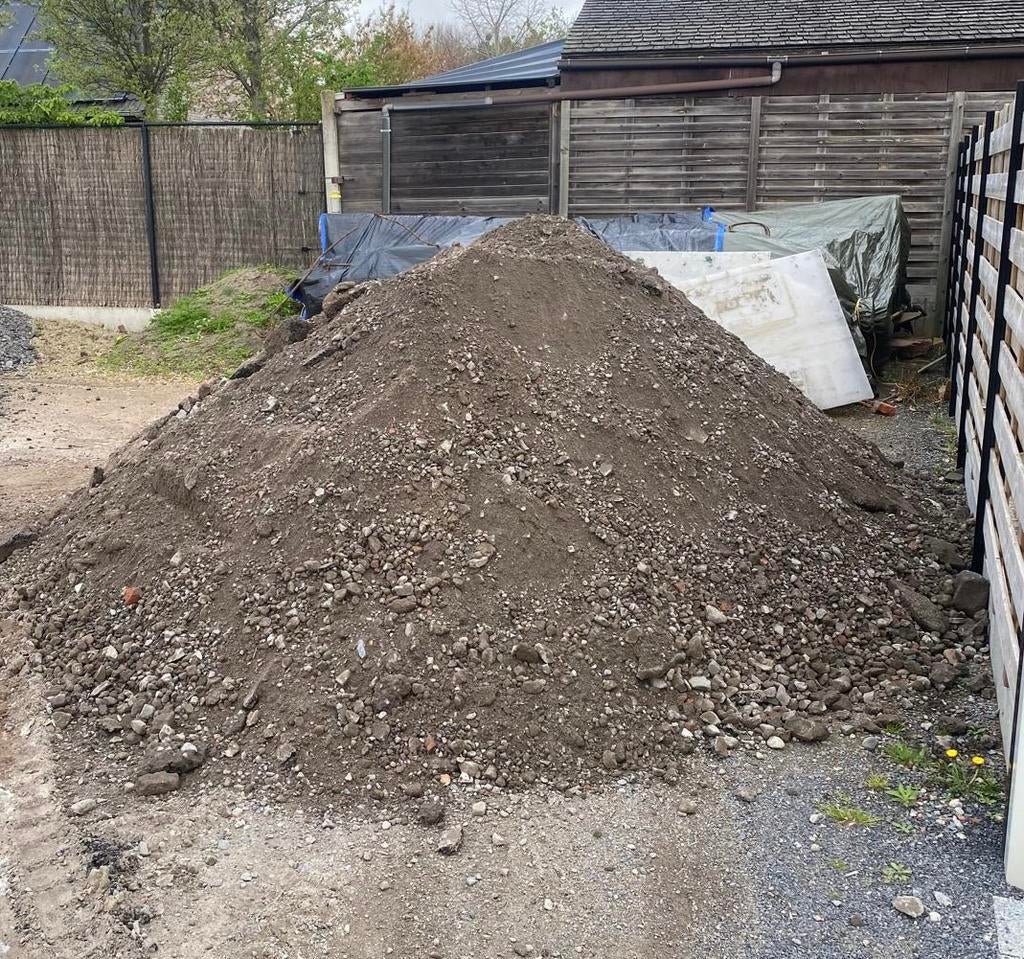 Gratis steenslag, Jardin & Terrasse, Sable, Enlèvement, Comme neuf