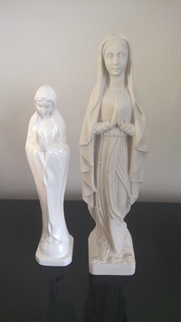 Onze lieve vrouw/ Maria beeldjes - gemerkt, Antiek en Kunst, Ophalen of Verzenden