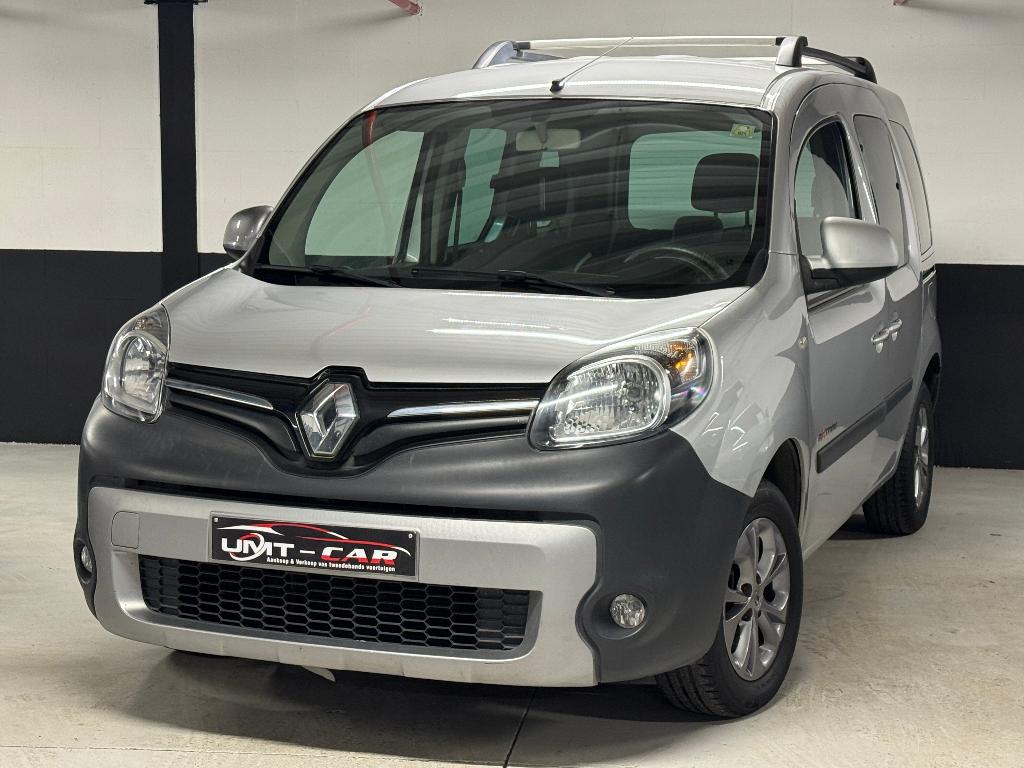 RENAULT KANGOO 1.2 BENZINE *TOP STAAT* 1 JAAR GARANTIE *LEZ✅, Auto's, Renault, Voorwielaandrijving, Euro 5, Zwart, 4 cilinders
