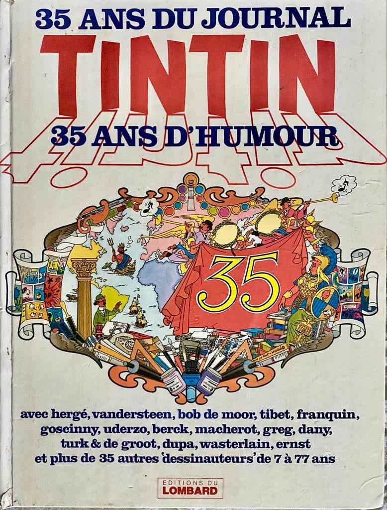 Tintin - 35 ans d’humour - EO 1981, Une BD, Enlèvement, Utilisé