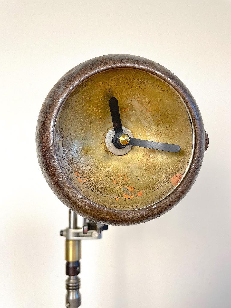 Stoer staande klok Industrieel tandwielen Steampunk woondeco, Enlèvement ou Envoi, Neuf, Analogique, Horloge sur pied