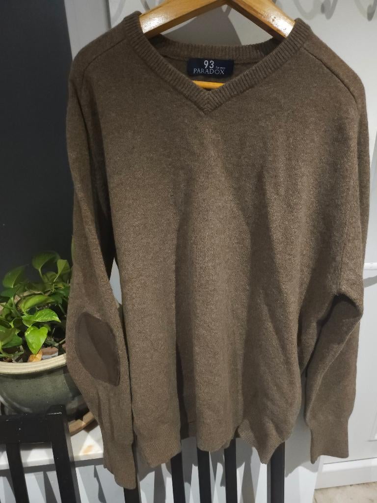 Paradox pull homme, Enlèvement ou Envoi, Brun, Paradox, Taille 52/54 (L)