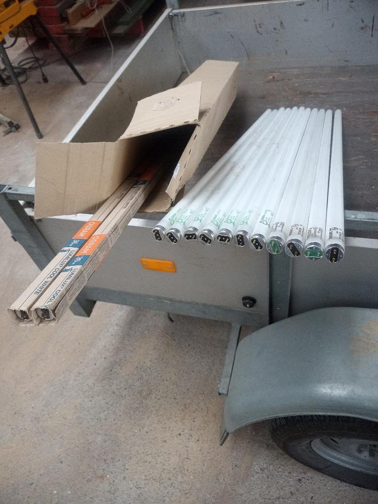 Lampes TL t8, Enlèvement, Utilisé