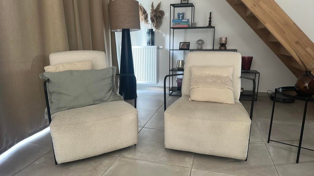 Fauteuils marque kave home, Maison & Meubles, Enlèvement, Utilisé, Tissus